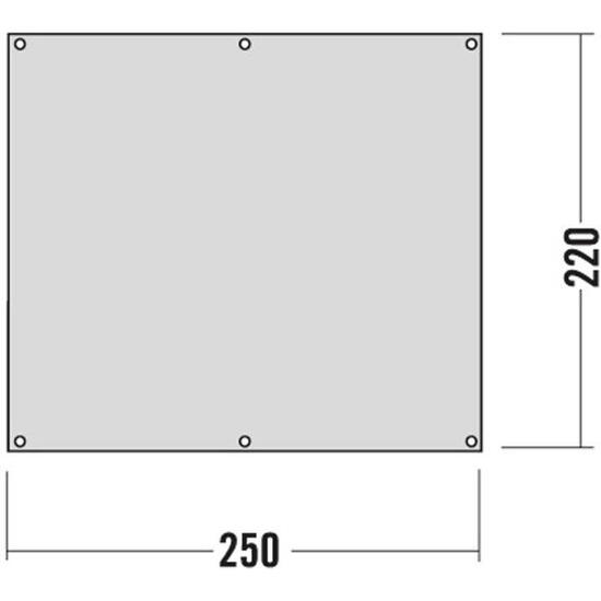 Zeltunterlage 250 x 220