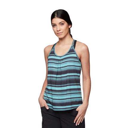 Débardeur de trekking femme Black Diamond Integrale Tank rayures côtières