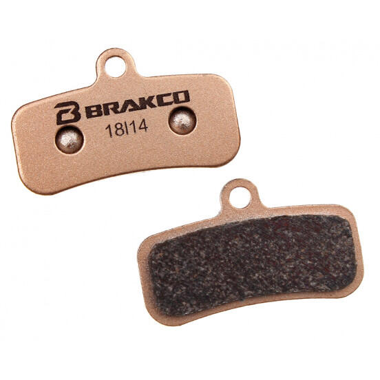 Placas Brakco sinterizada Shimano Saint BR-M810/M820, Zee M640