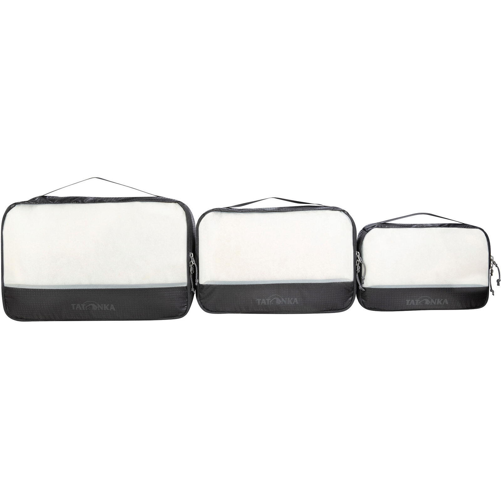 Netztaschen Mesh Bag Set black 2/4