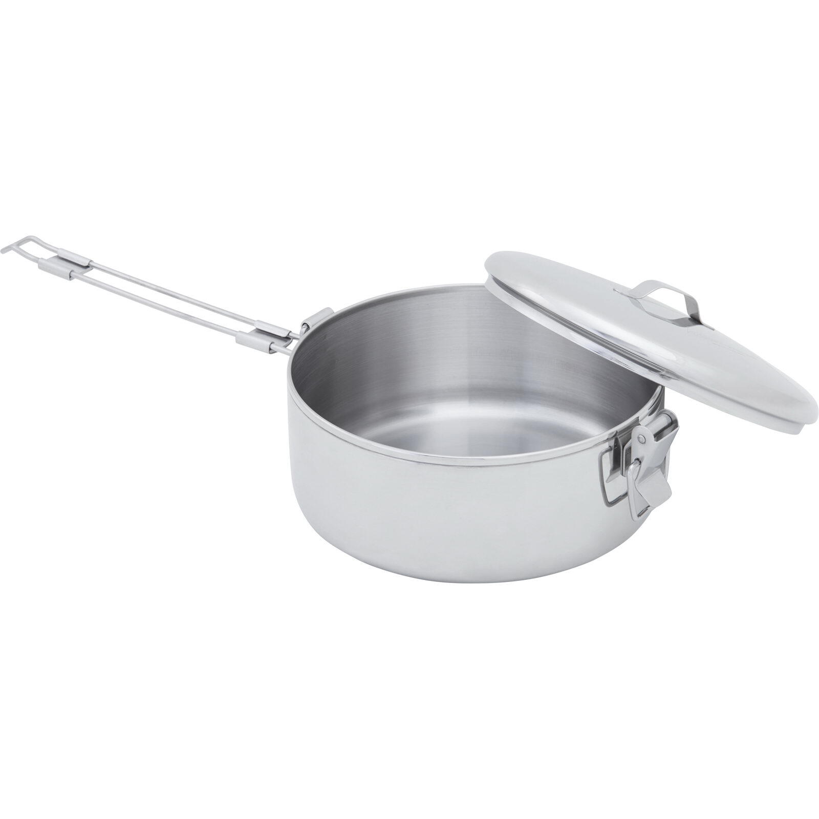 Olla MSR Alpine Stowaway 1,6 L acero inoxidable ligera 550 g mango abatible 3/4