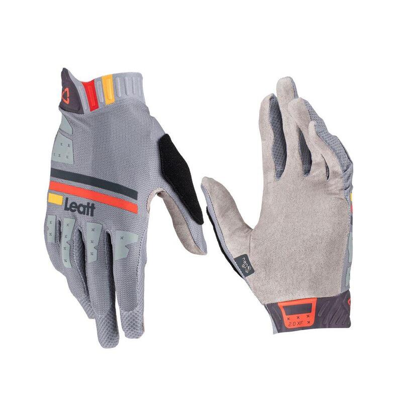 Guanti Ciclismo Uomo MTB 2.0 X-Flow Grigio