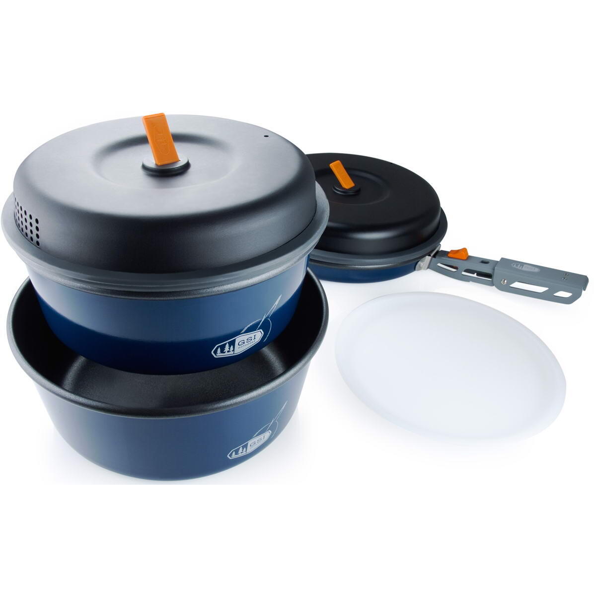 GSI Bugaboo Base Camper Small Kochset 2 Pers Aluminium beschichtet 203 mm 4/6
