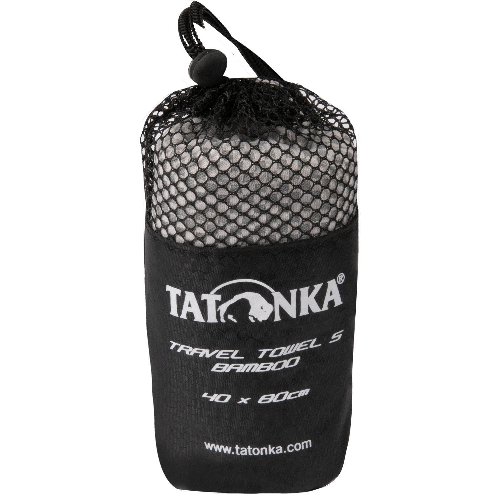 Funktionshandtuch Travel Towel Bamboo S grey 4/4