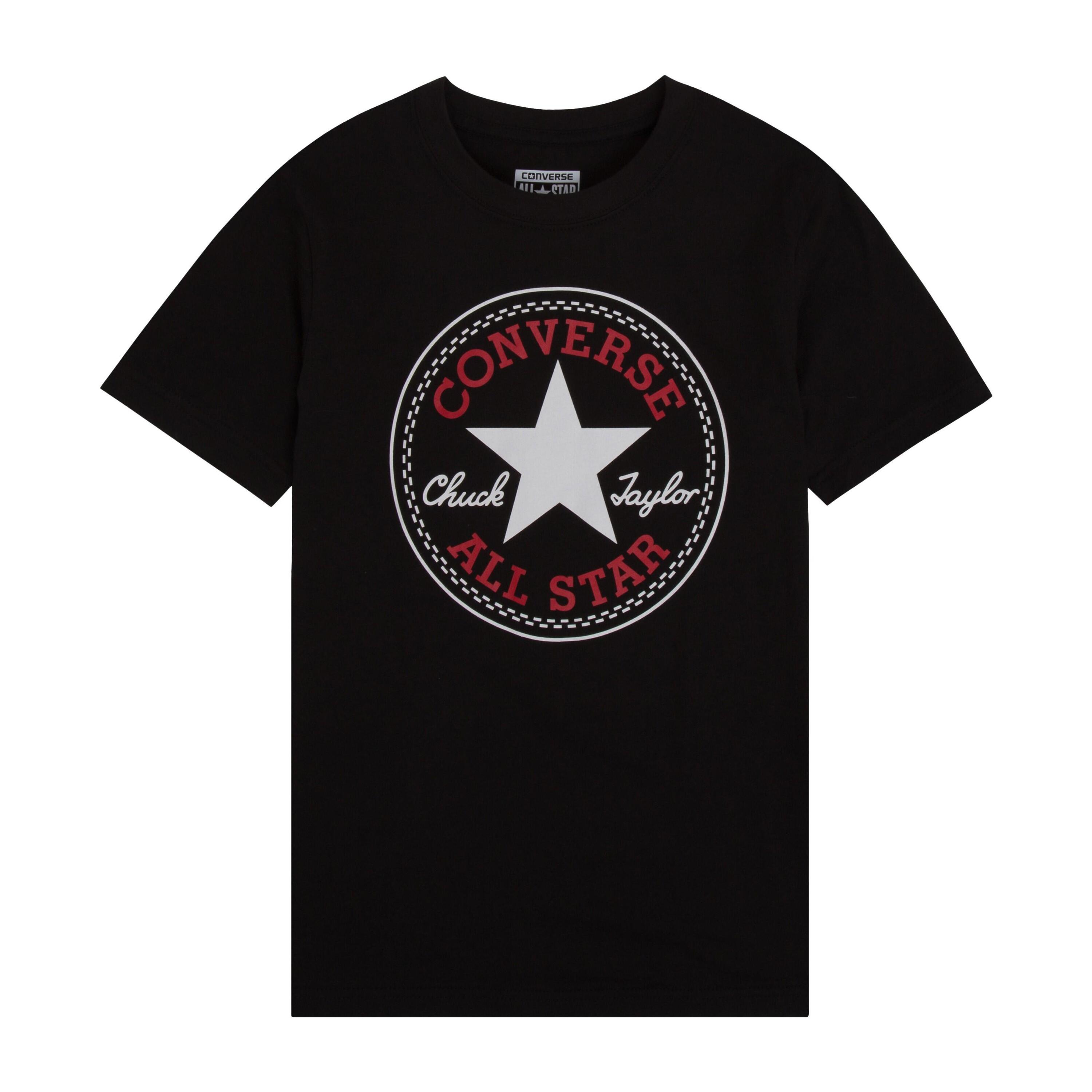 CONVERSE Camisola de Manga Curta Converse Chuck Taylor All Star Core Preto
