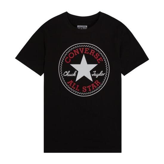 Maglia a Maniche Corte Converse Chuck Taylor All Star Core Nero