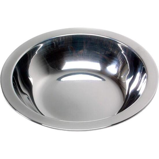 Edelstahl Teller tief poliert