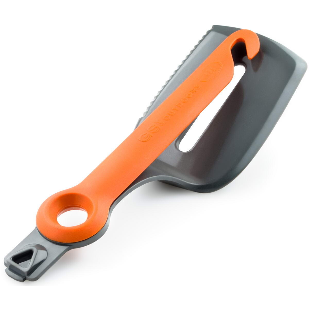Faltbarer Spatel GSI Outdoor Pivot Spatula Nylon 6‑6 orange 27 cm ausgeklappt 5/5