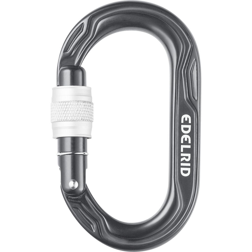 Carabiner Kiwi Screw EDELRID Anthracite