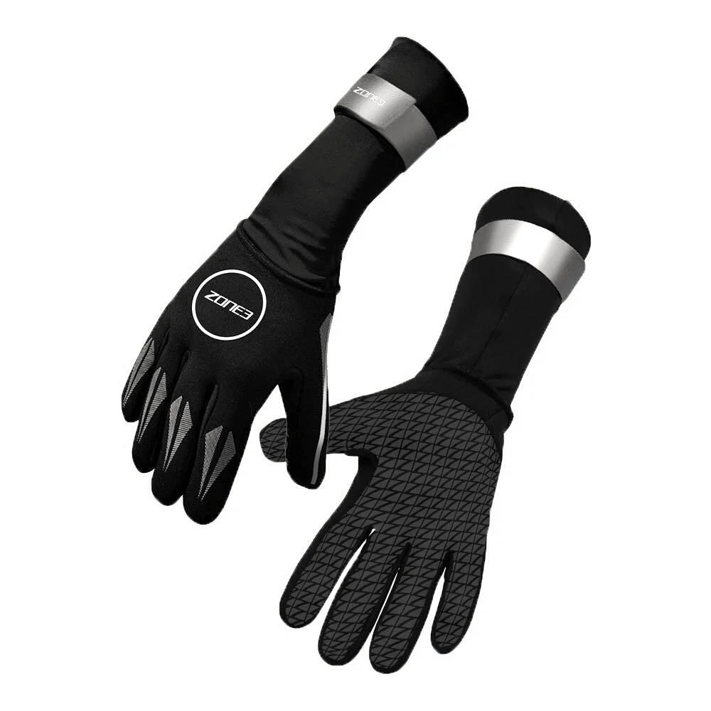 ZONE3 Neoprene Gloves Adult BLACK/REFLECTIVE SILVER