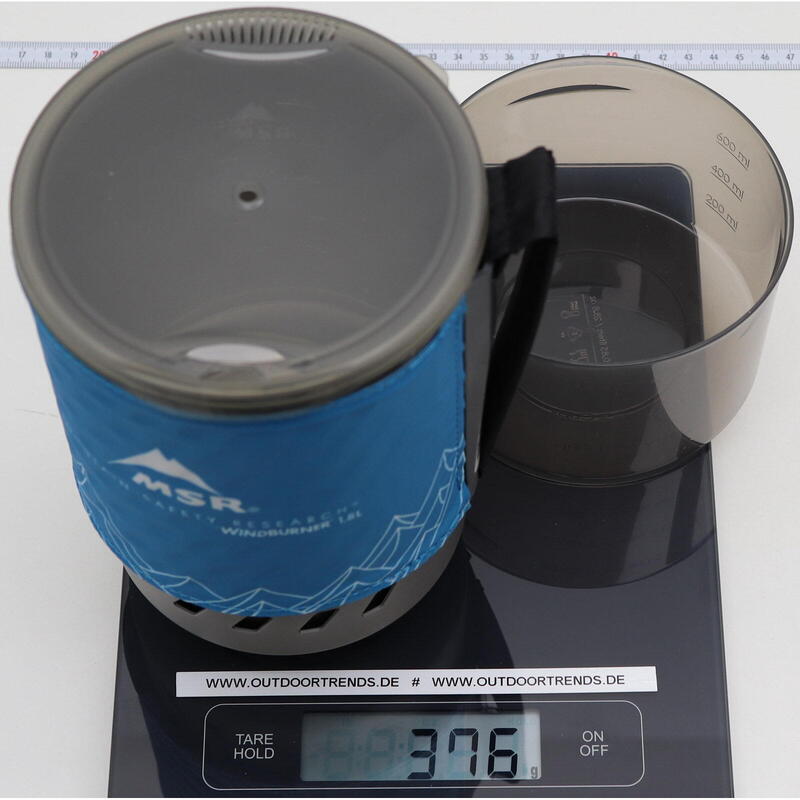 Garnek aluminiowy MSR Windburner Duo Accessory Pot 1.8 l - blue