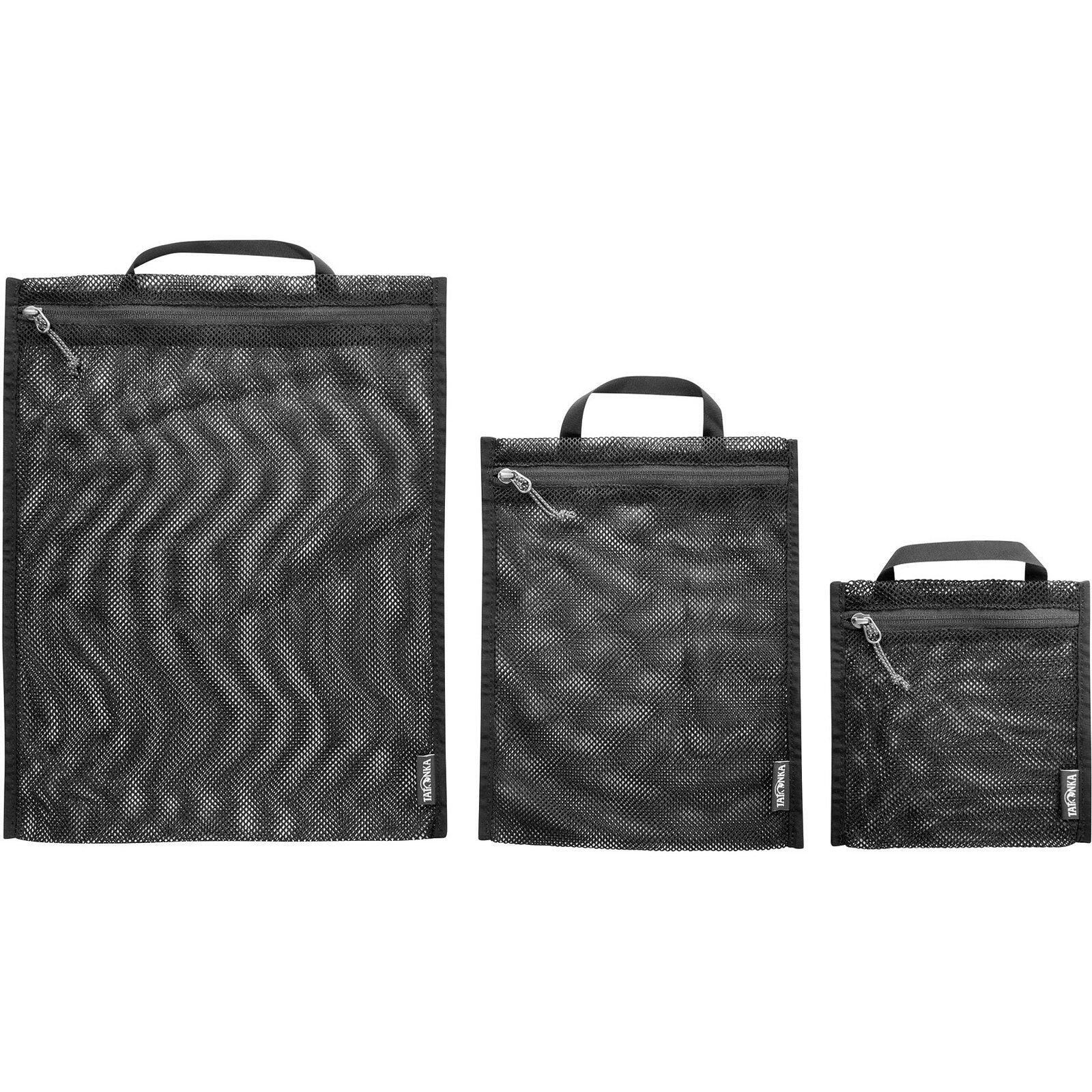 Mesh Pocket Set III black 1/2