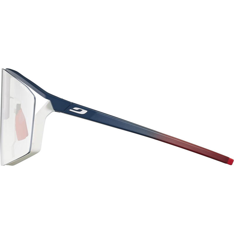 Fahrradbrille Edge Reactiv Light Amplifier 1-3 & Spectron 0 matt blau-weiß-rot