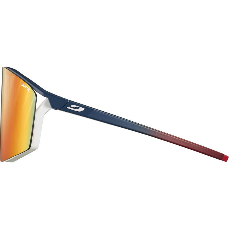 Fahrradbrille Edge Reactiv Light Amplifier 1-3 & Spectron 0 matt blau-weiß-rot