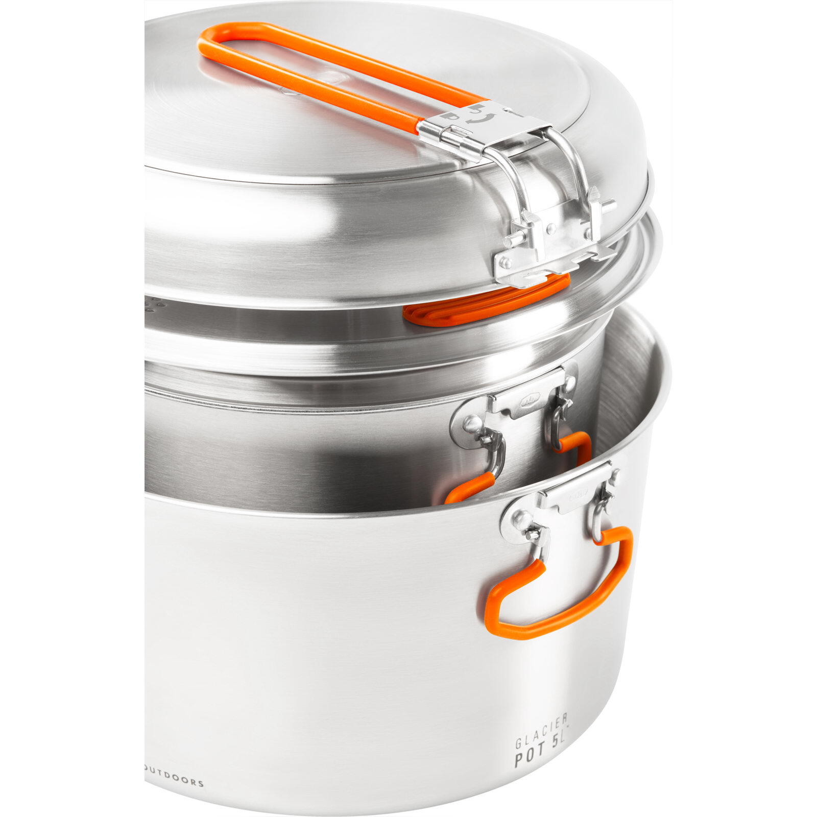 Kochset Glacier Stainless Base Camper Large Set 2/7