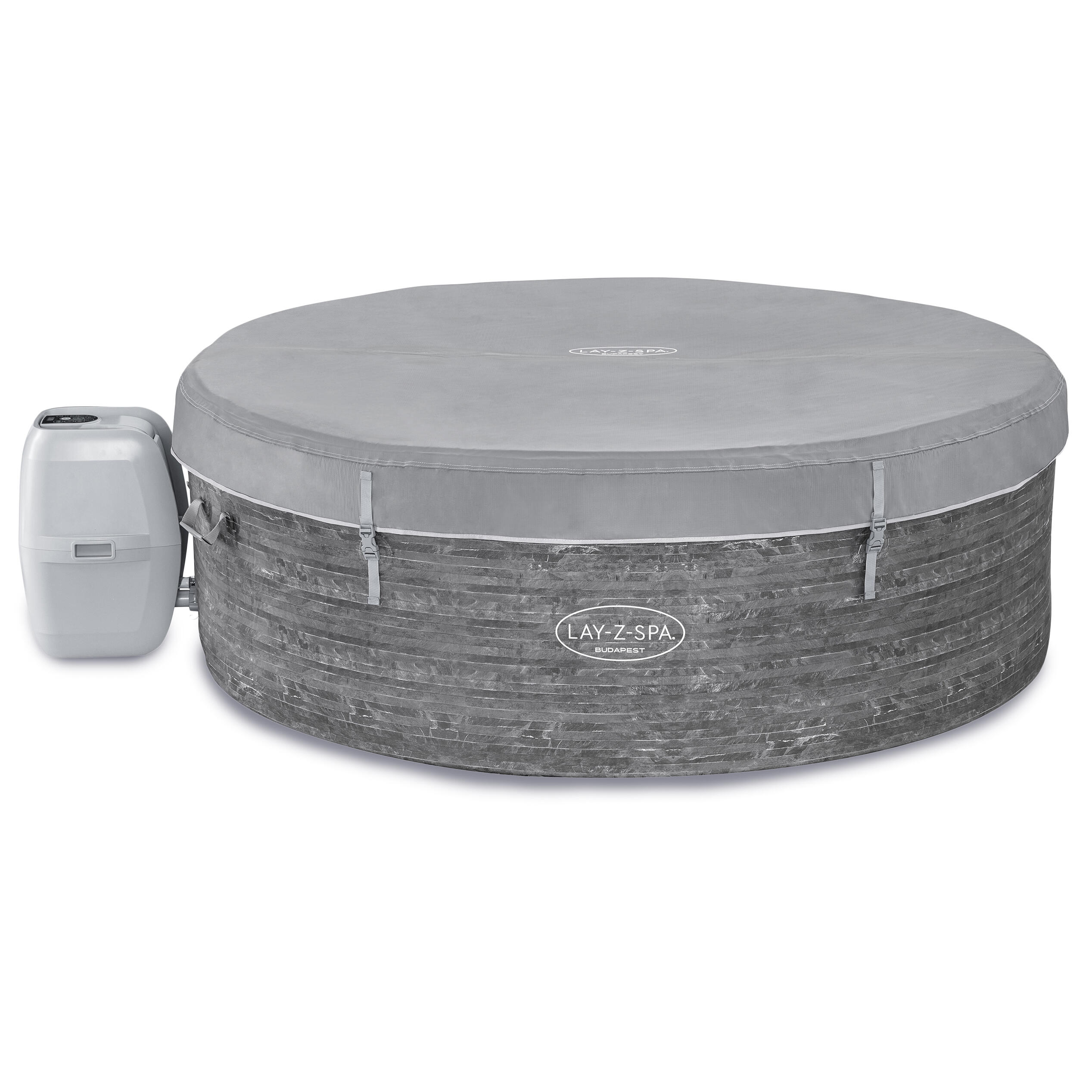 Bestway Spa gonflable rond Lay-Z-Spa Budapest AirJet avec WiFi 4-6 personnes 2/7