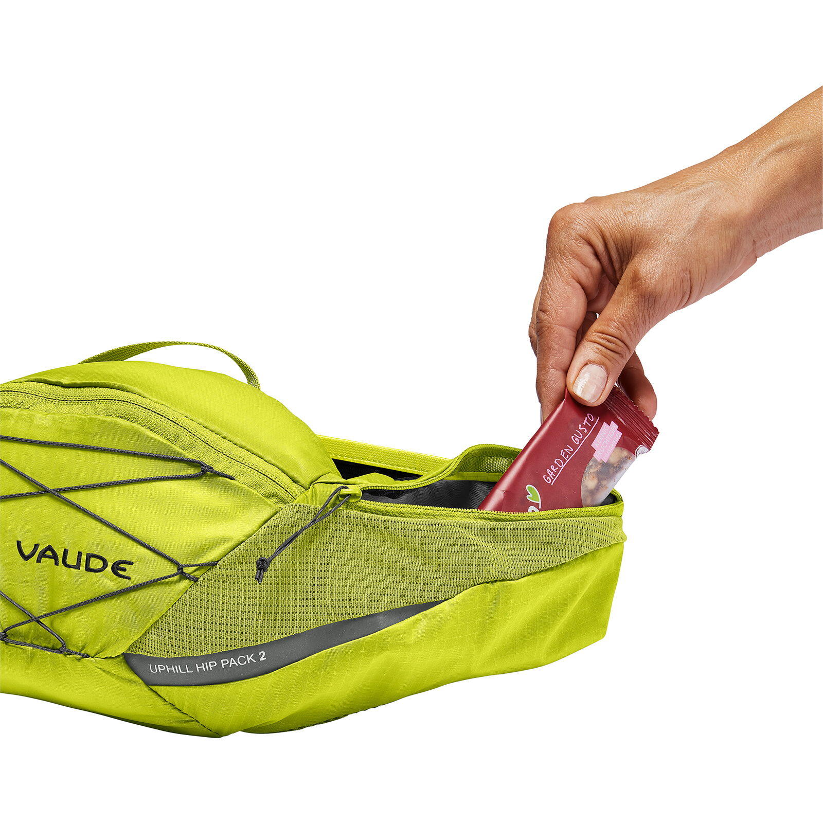 Sac Banane Unisexe Vaude Uphill Hip Pack 2L Vert Fluo 6/7