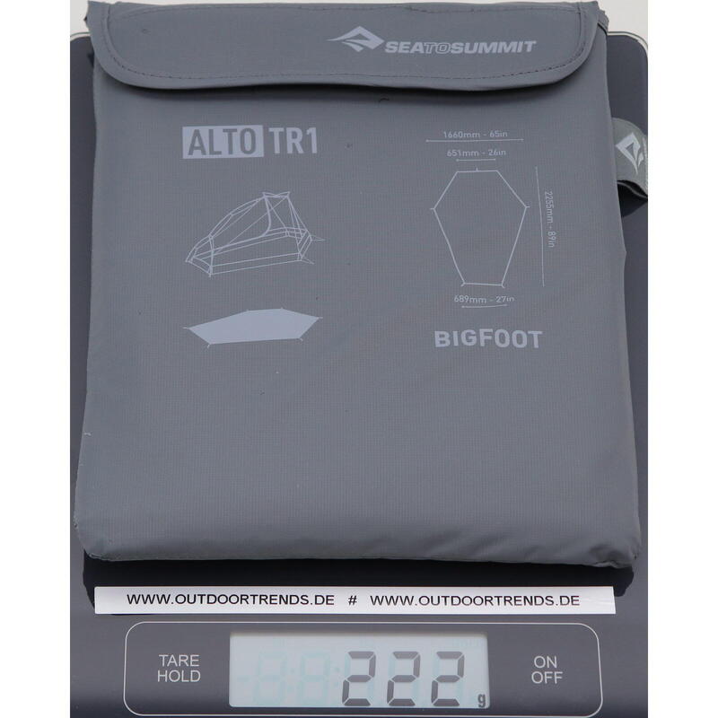 Zeltunterlage Bigfoot Footprint Alto TR1 + Alto TR1 Plus