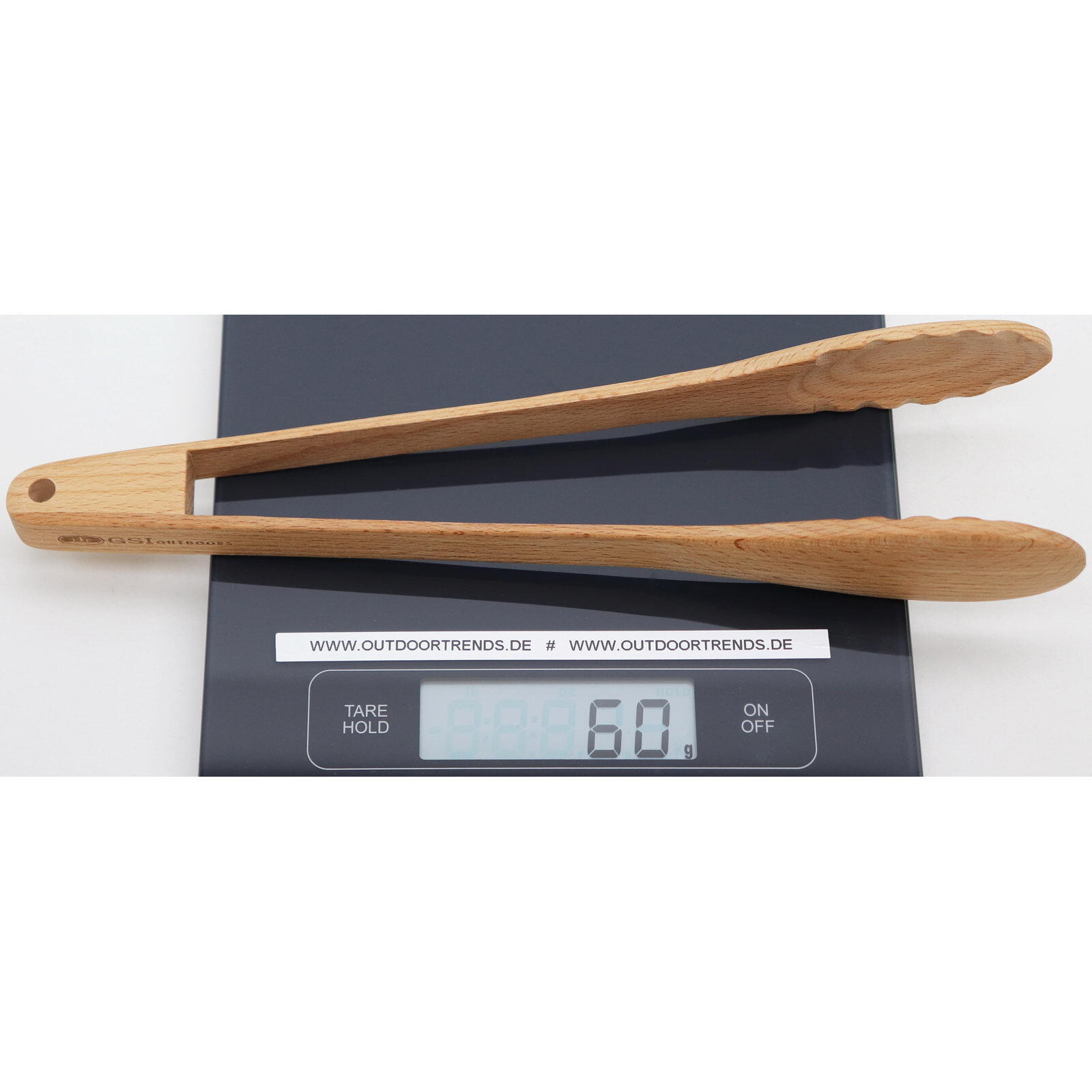 Pinzas de chef Rakau en madera de haya FSC 12 pulgadas acabado en aceite natural 4/4