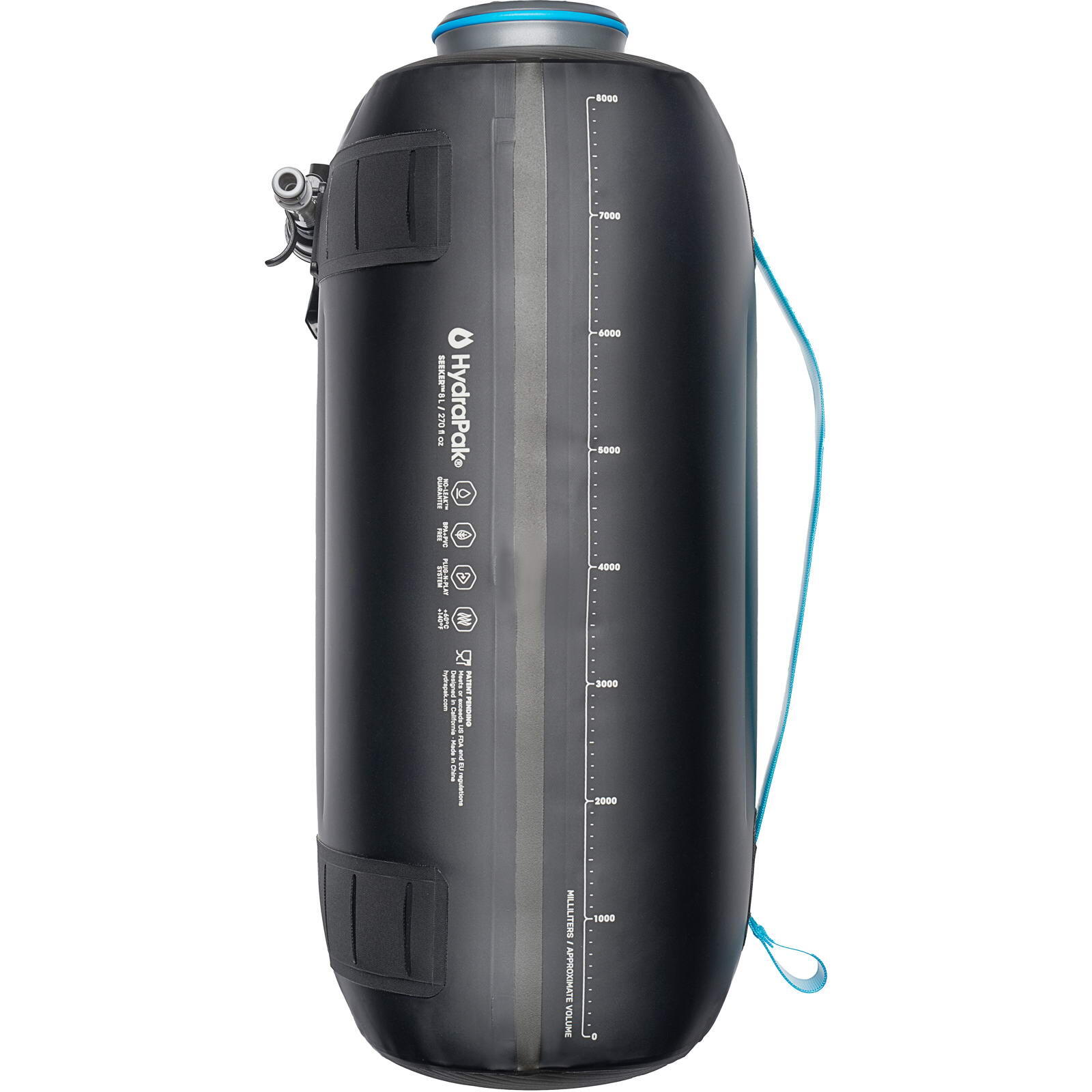 Zbiornik Hydrapak Expedition 8L TPU ultra-wytrzymały z korkiem 42 mm samonośny 3/6