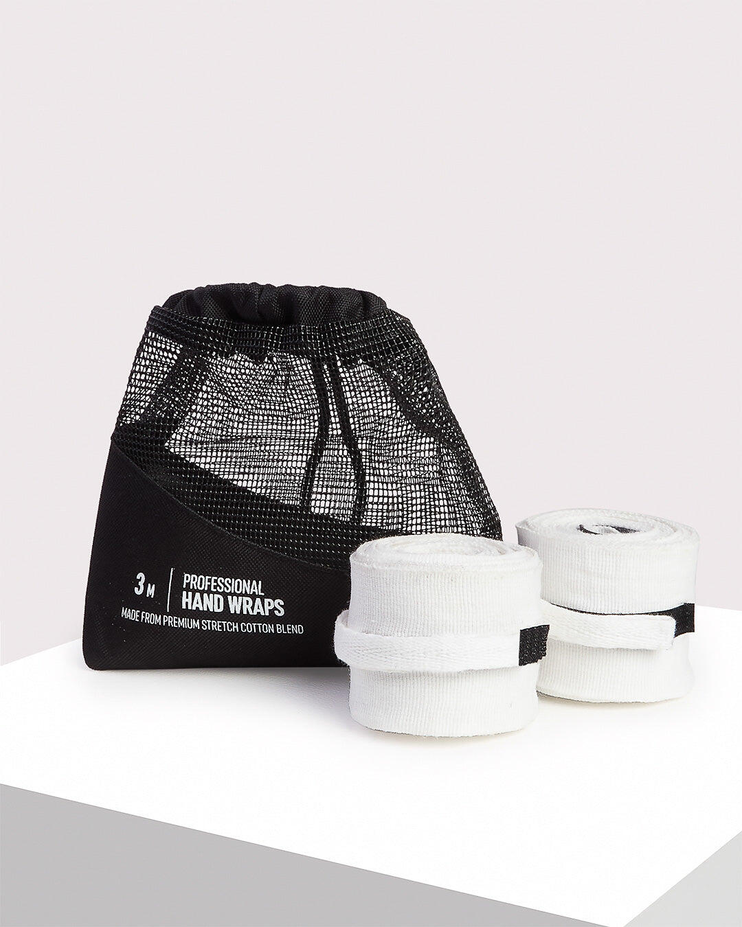 3m BOXRAW Hand Wraps - White 3/6