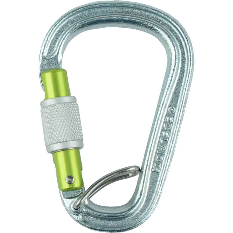 Karabiner HMS Bruce Steel Screw FG II silver