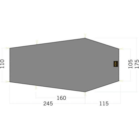 Zeltunterlage Floor Sheet LT Gargia 3