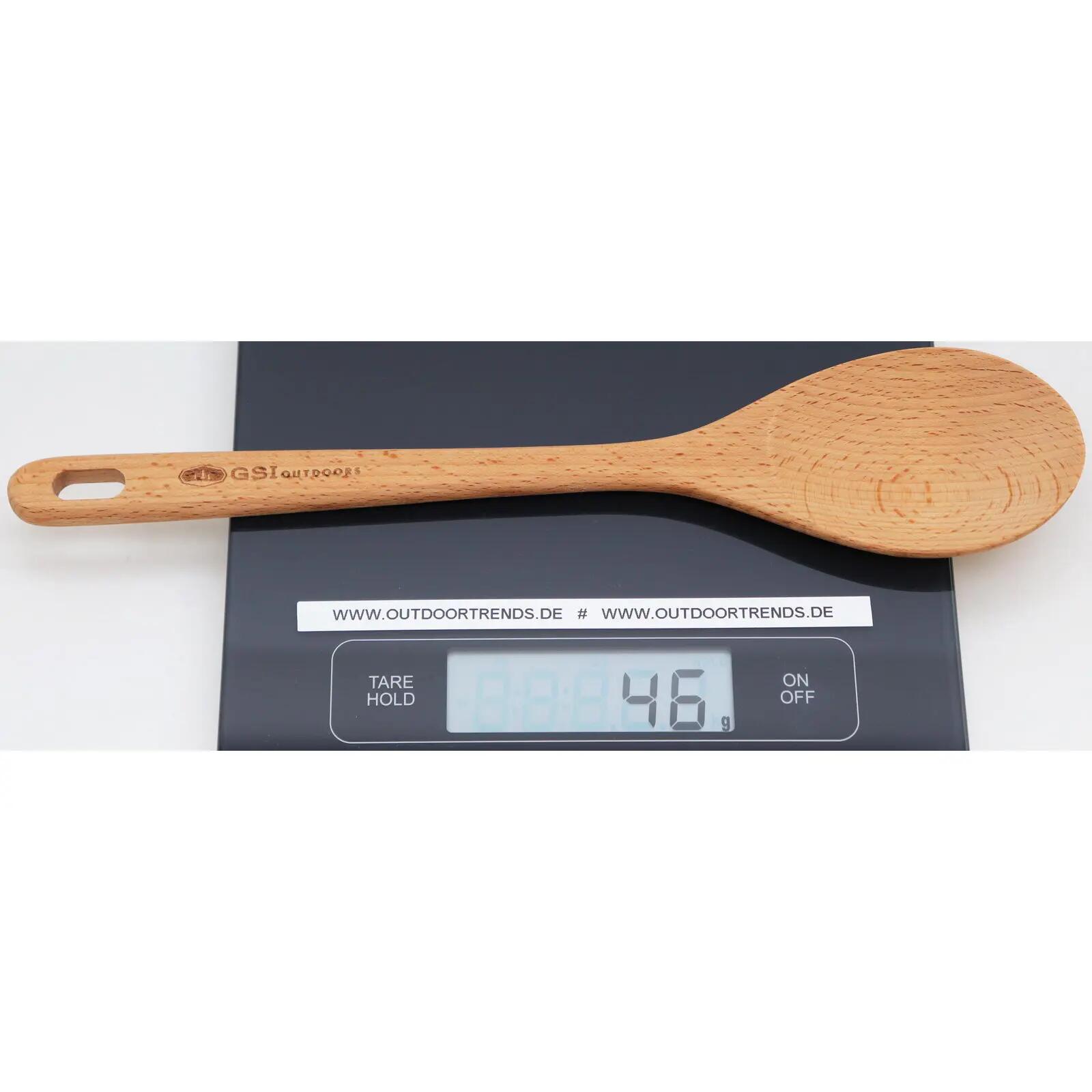 Kochlöffel GSI Rakau aus FSC-Buche 29 cm, geölte Oberfläche, antihaftverträglich 4/4