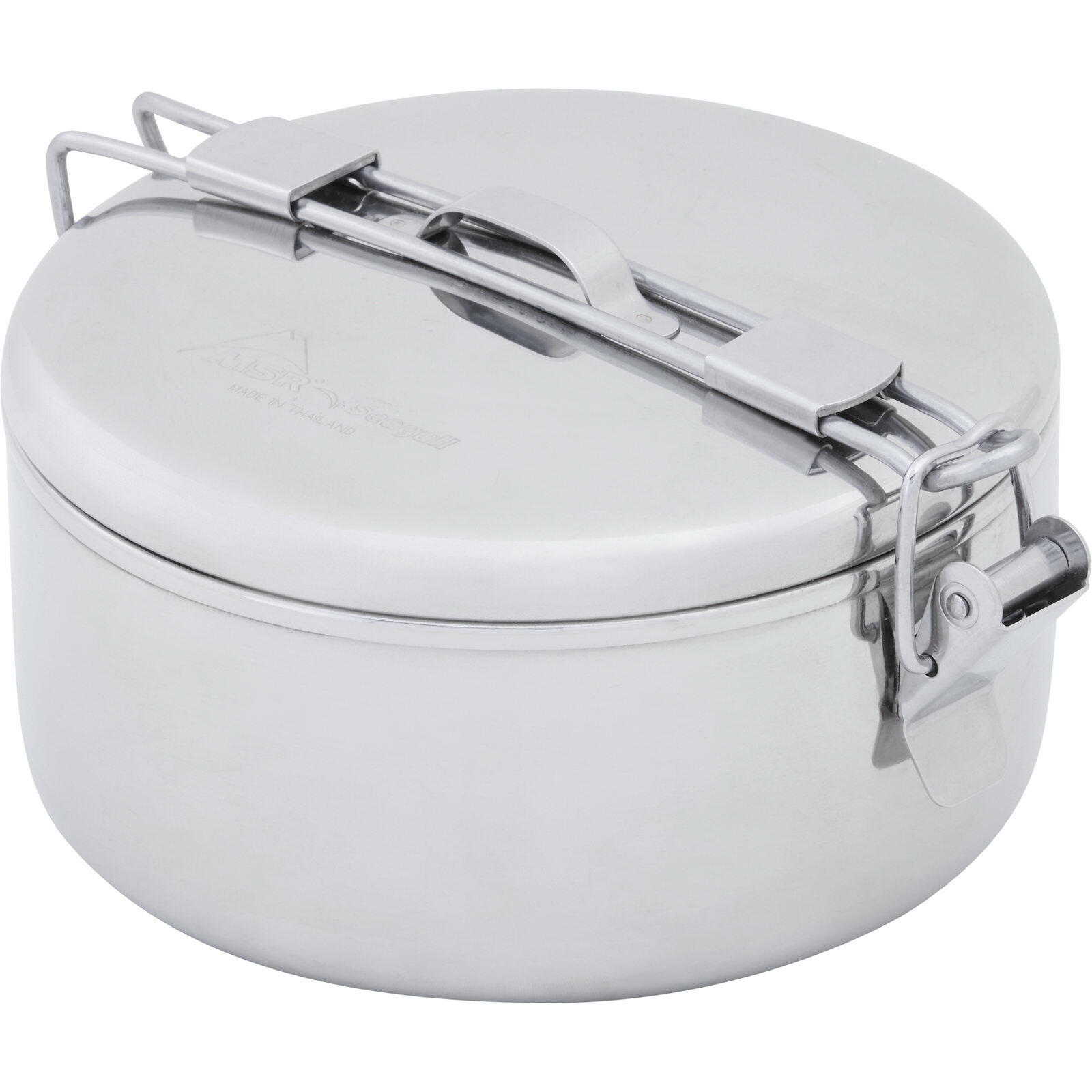 Olla MSR Alpine Stowaway 775 ml de acero inoxidable ligera con tapa bloqueable 2/5