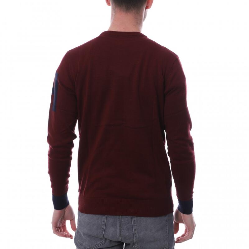 PULL OVER Bordeaux HOMME HUNGARIA R NECK EDITION