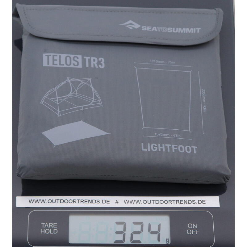 Zeltunterlage Lightfoot Footprint Telos TR3 + Telos TR3 Plus