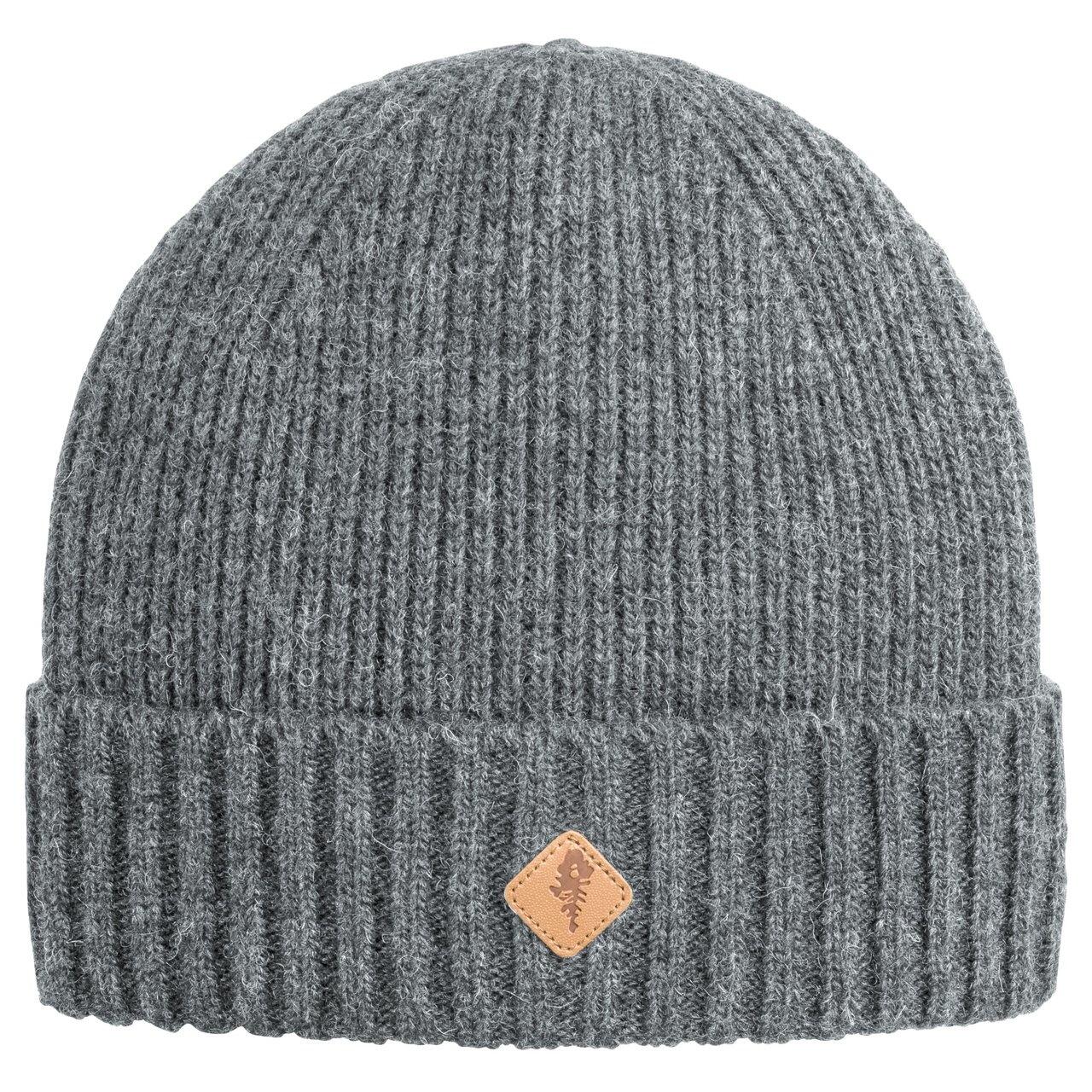 PINEWOOD Pinewood Gestrickte Woll-Wintermütze Sturmblau Mel