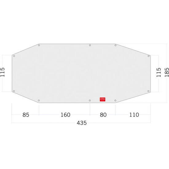 Zeltunterlage Floor Sheet PE Alaska 3