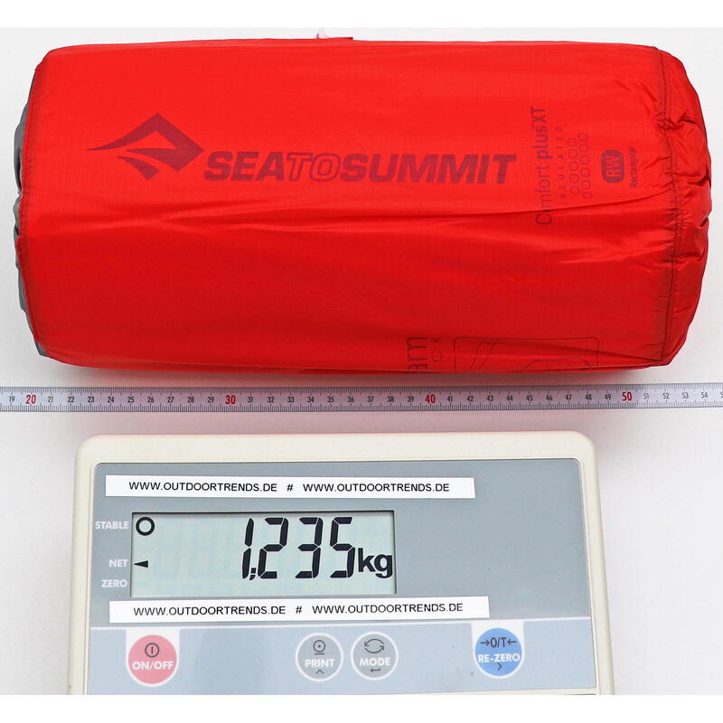 Schlafmatte Comfort Plus XT Insulated Mat Rectangular red L