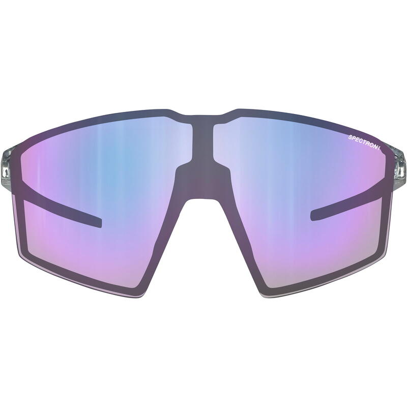 Fahrradbrille Edge Spectron 1 durchscheinend glänzend grau-violett