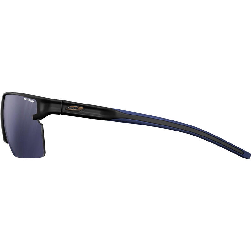 Sonnenbrille Outline Reactiv 0-3 durchscheinend glänzend schwarz-blau