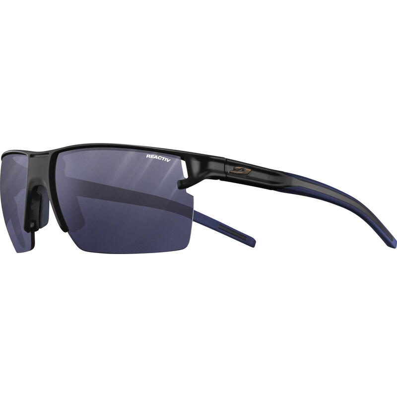 Sonnenbrille Outline Reactiv 0-3 durchscheinend glänzend schwarz-blau