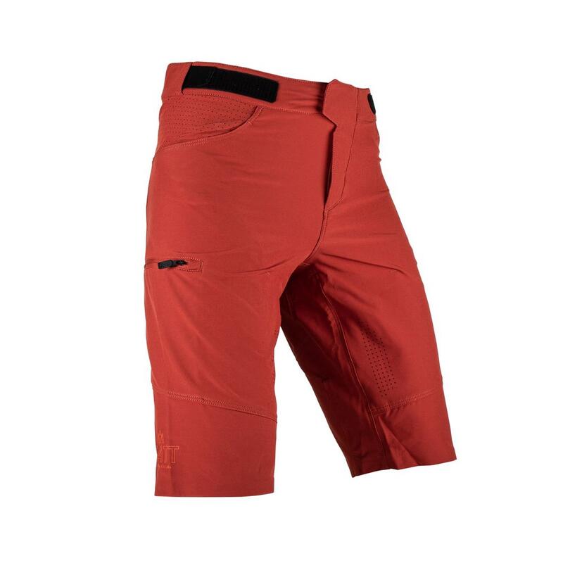 Pantaloncini Ciclismo Uomo MTB 3.0 Trail Rosso