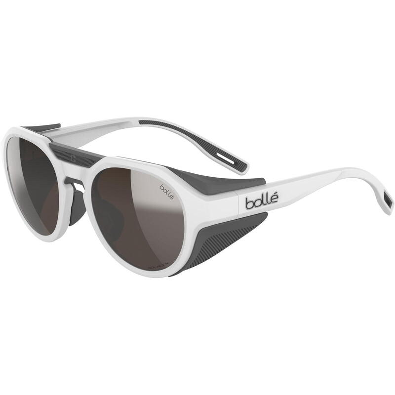 Gletscherbrille Ascender Solace4 Brown Cat 4 white matte