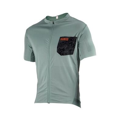 Maglia a manica corta Leatt MTB Trail 3.0 Shadow Grigio