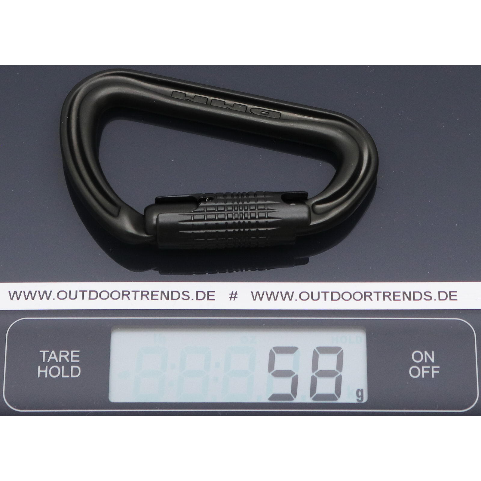 Verschlusskarabiner Shadow Locksafe matt grey 2/2
