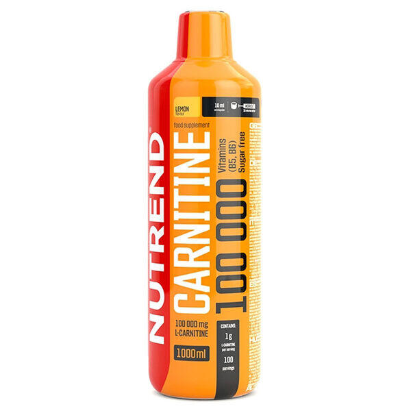 NUTREND Podpora diety CARNITINE 100000, 1000 ml, pomeranč
