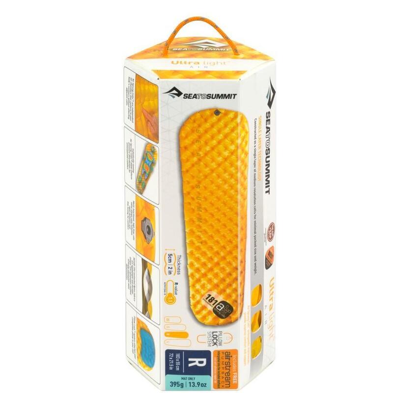 Schlafmatte Ultralight Air Mat yellow L