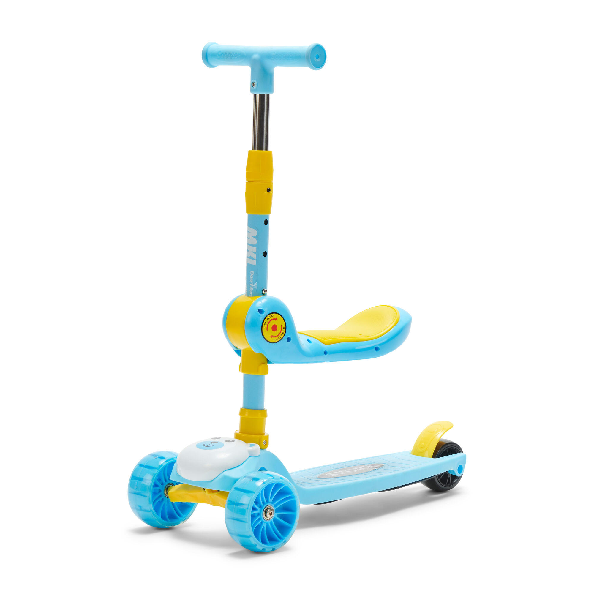 GENERATION 3-Wiel Step met Verstelbare Zitting - Blauw