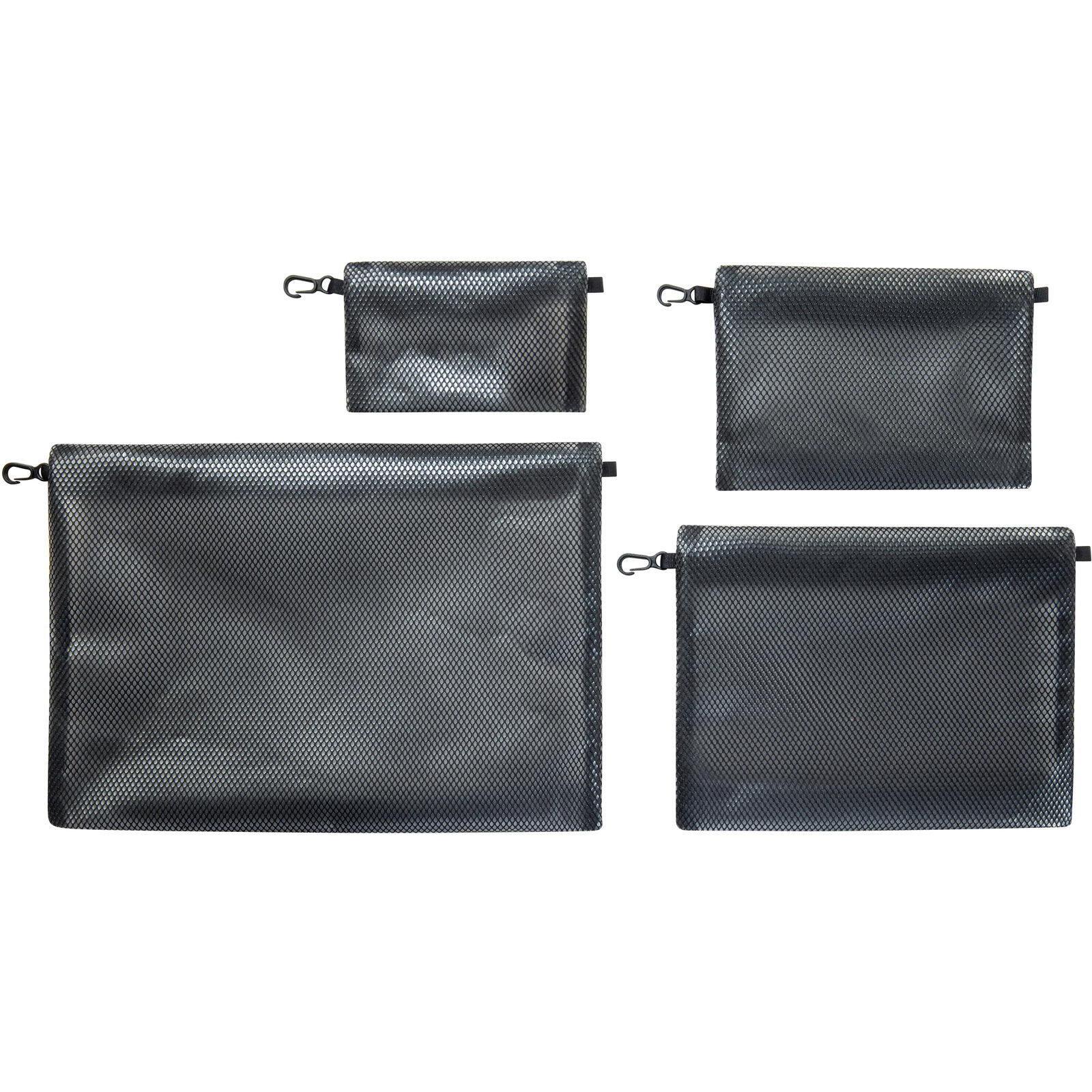 Packbeutel-Set Zip Pouch Set IV black 2/7