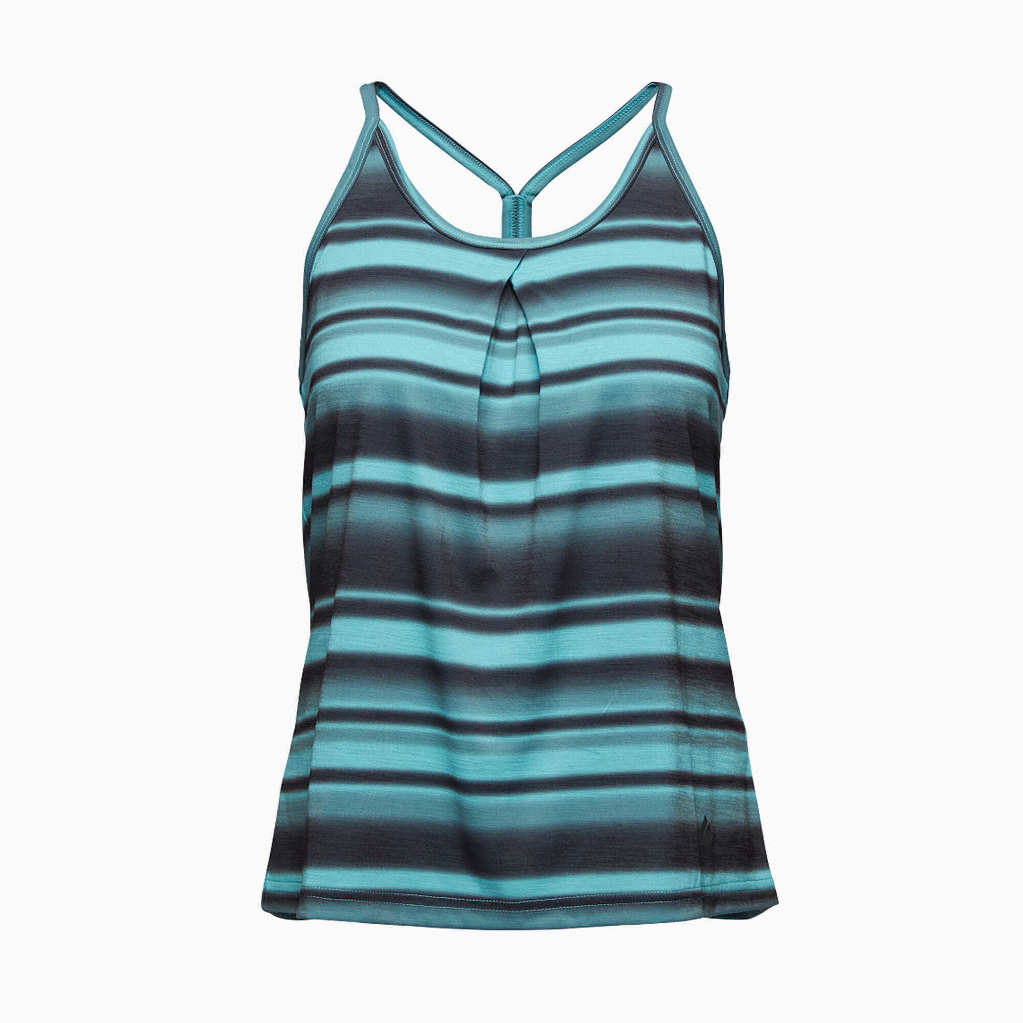 Camiseta de trekking para mujer Black Diamond Integrale Tank rayas costeras 4/5