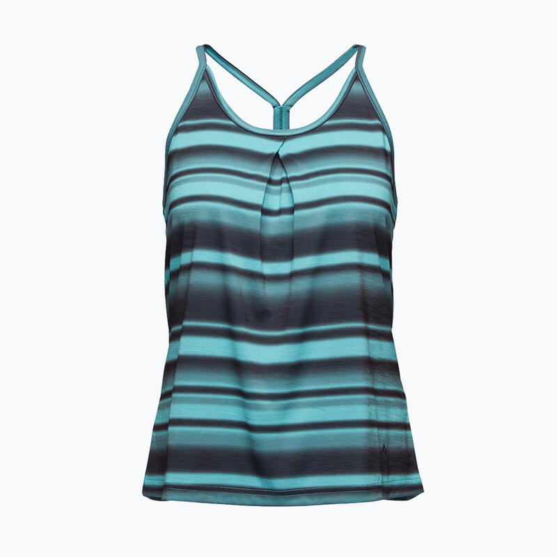 Tricou de drumeție pentru femei Black Diamond Integrale Tank dungi coastale