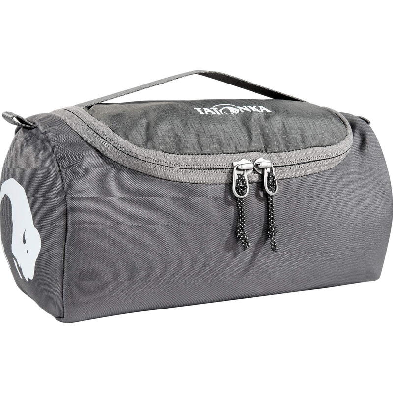 Waschtasche Care Barrel titan grey