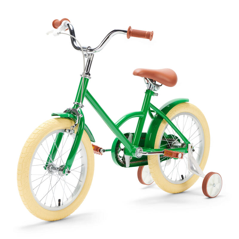 Vélo Enfant 14 Pouces Avec Roues Stabilisatrices - Pour 3 à 5 Ans, Hauteur Réglable, Garçon Et Fille