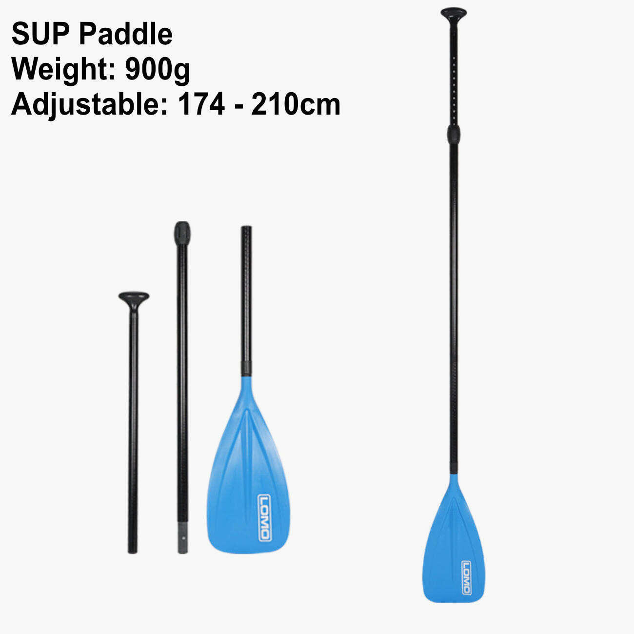 Lomo 2 in 1 SUP Combo Paddle with Kayak Blade 3/8